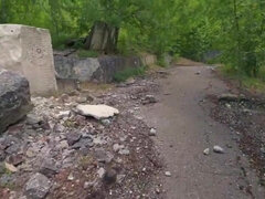 アナル, 美女, 浮気する, フェティッシュ, 彼女, アウトドア, 公共, ロシア人