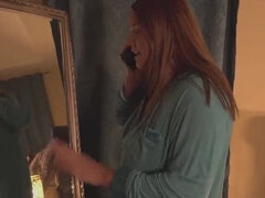 Europees, Vrouw, Hd, Logement, Masturbatie, Natuurlijke tieten, Panty, Alleen