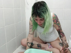 Solo Bathroom Puke - Homemade Sex
