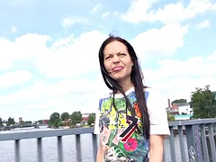 デカチン, デカパイ, ドイツ人, ハードコア, 淫乱熟女, アウトドア, 公共, オッパイの