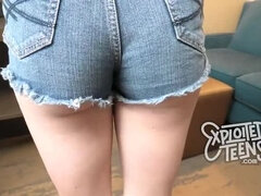Blonde Teen 18yo Sucks Dick POV - Petite Amateur Casting