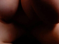 素人, デカ尻, 茶髪の, 巨乳な, ぽちゃ, イく瞬間, 一人, おもちゃ