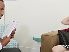 デカチン, フェラチオ, 黒人, 毛深い, 人妻の, 異人種間, 熟年, 淫乱熟女