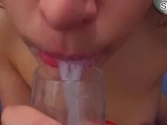 Leie, Braunhaarige, Gruppensex, Gruppe, Hardcore, Lingerie, Natürlichen titten, Schlucken