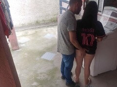 18 jaar, Grote kont, Braziliaans, Bedriegen, Man die toekijkt, Huisvrouw, Man, Portugees