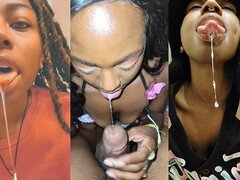 Grosse bite, Noire, Compilation, Éjaculation interne, Éjaculer dans la bouche, Tir de sperme, Noir ébène, Adolescente
