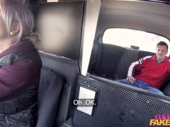 Female Fake Taxi - Big Breasted Driver Rides Prick 1 -