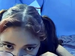 Leie, Grosser schwanz, Blasen, Hochschule, Spermaladung, Latina, Im freien, Pov