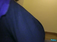 Tall Russian Bends Over for Cash