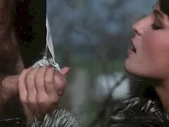 Hairy Pussy Fucking Outdoor with Yves Baillat and Luana Borgia - Blowjob, Fingering, Cum in Mouth