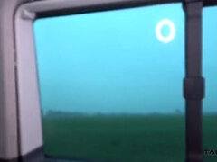 Blondie Misses Train, Gets Fucked Hard in a Van by a Stranger