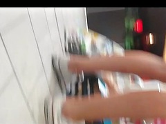 素人, 熟年, 淫乱熟女, 公共, スカートのぞき
