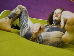 Leie, Deutsch, Hd, Masturbation, Muschi, Titten, Spielzeuge, Nass