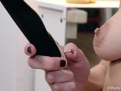 Lillian Vi's Intense Solo Play with New Black Toy