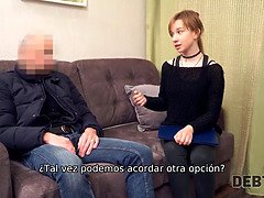 Mooi, Blond, Rondborstig, Hd, Geld, Kut duiken, Ruw, Tiener
