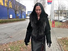DIVA NADJA OUT FOR A WALK