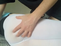 Culo, Culo grande, Fetiche, Masturbacion con pies, Pajear, Enfermera, Bragas, Pov