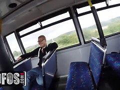 Leie, Tussi, Blasen, Britisch, Bus, Auto, Frau frau mann, Hardcore