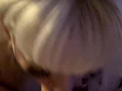 Leie, Blondine, Blasen, Spermaladung, Handjob, Pov
