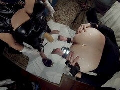 Anal, Bdsm, Domination, Fisting, Huge dildo, Humiliation, Latex, Toys