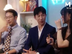 デカ尻, フェラチオ, 中国人, バック, フォアサム, Hd, フェラする, オッパイの