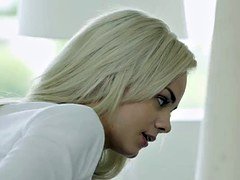 Noire, Blonde, Queue, Interracial, Chatte, Adolescente, Serré, Nénés