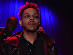 Slutty nympho gangbang penetrated by dominant big cocks