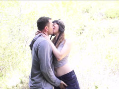 Mamada, Pareja, Al aire libre, Sexo fuerte