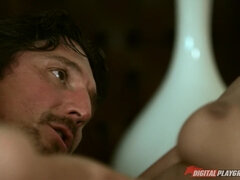 Erstaunlich, Arsch, Tussi, Blasen, Braunhaarige, Schwanz, Familie, Titten