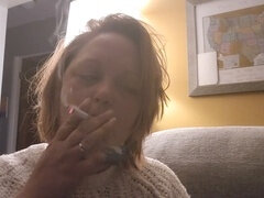 Smoking, smoking fetish, underwear