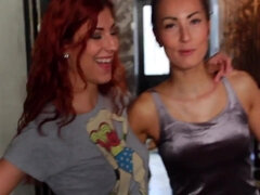 Alluring skinny sluts memorable porn clip