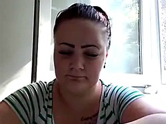 Amateur, Big tits, Chubby, European, Romanian, Softcore, Tits, Webcam