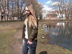 Blonde, Tir de sperme, Hard, Adolescente, Nénés