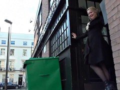 Любители, Блондинки, Пальцем, Мастурбация, Оргазм, На природе, Киски, Чулки