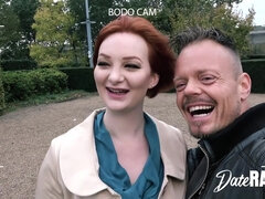 British Brunette Went For A First Date Sex With A German Cock: Zara Durose