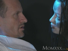 Blasen, Geile alte tussi, Schwanz, Hd, Milf, Stiefmutter, Ablutschen, Titten