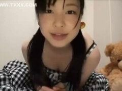 Wild Japanese girl in Try to watch for JAV scene