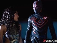 黒人, フェラチオ, イく瞬間, 黒人, 顔射, マスク, ティーン, オッパイの