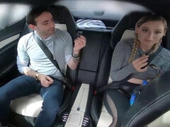 Amateur, Blonde, Sucer une bite, Plantureuse, Voiture, Faciale, Chatte, Adolescente
