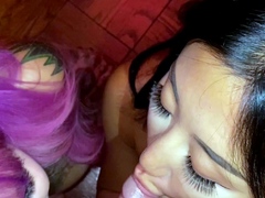 Leie, Asiatisch, Blasen, Spermaladung, Japanische massage, Milf, Pov, Flotter dreier