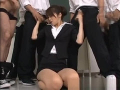 Asiatique, Sucer une bite, Bukkaké, Poilue, Interracial, Japonaise, Professeur