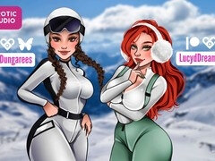 Bisexuell, Weibliche domination, Fingern, Lesbisch, Massage, Muschi, Scherzbold, Flotter dreier