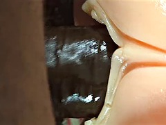 素人, アナル, ぽっちゃり, 黒人, イく瞬間, シゴき, オナニー, おもちゃ