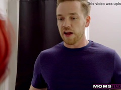 Big tits, Blowjob, Doggystyle, Milf, Mom, Petite, Threesome, Virgin