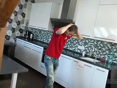 素人, フェラチオ, カップル, 浮気する, チェコ, お金, ティーン, 妻