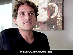 Mylf - big huge boobed milf seduces her husband's son