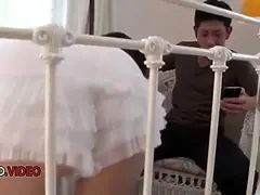Asiatisch, Blasen, Spermaladung, Hd, Japanische massage, Flotter dreier, Spielzeuge, Ehefrau