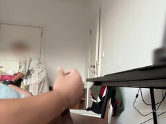 My Mom Caught My Husband Jerking And Watching Porn. She Wanted To Watch How He Cum
