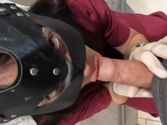 素人, チン, フェティッシュ, グローブ, 手コキする, イタリア人, ゴム, 淫乱熟女