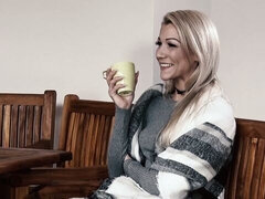 超カワイイ, ブロンド, フェラチオ, バック, ハードコア, なめる, 淫乱熟女, オッパイの